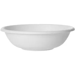 MONOUSO - Schüssel Zuckerrohr Bagasse Weiß 470ml (800 Stück)