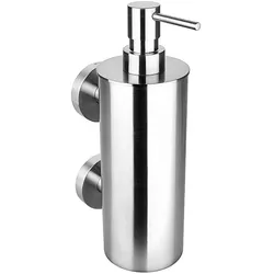 Brillantbad BEO Seifenspender JUMBO Edelstahl matt 70x230x110 mm, 550 ml für Bad & Küche >> zum Bohren oder Kleben