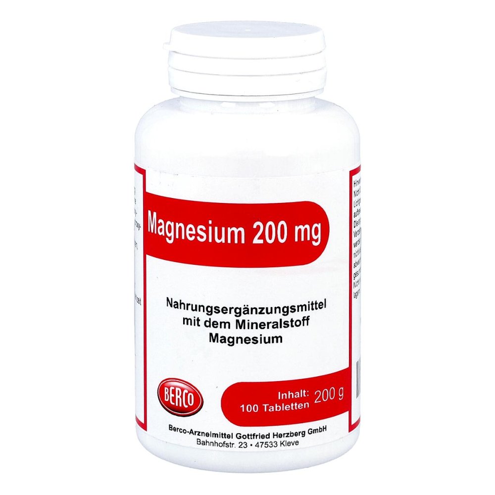 Berco-ARZNEIMITTEL Magnesium 200 mg Berco Tabletten 12903919