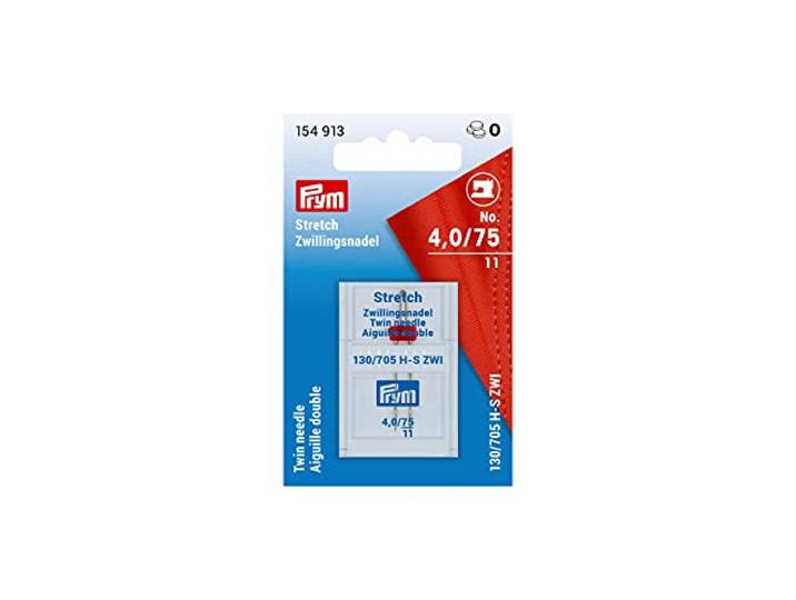 Prym - Prym Tweeling Rekken (75-4.0) Naaien Machine Naald - 1 Naald