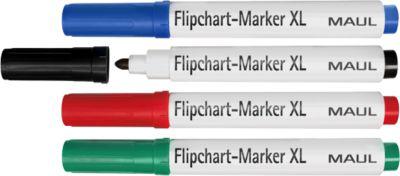 MAUL Flipchart-Marker XL, farbig sortiert, 4 Stück