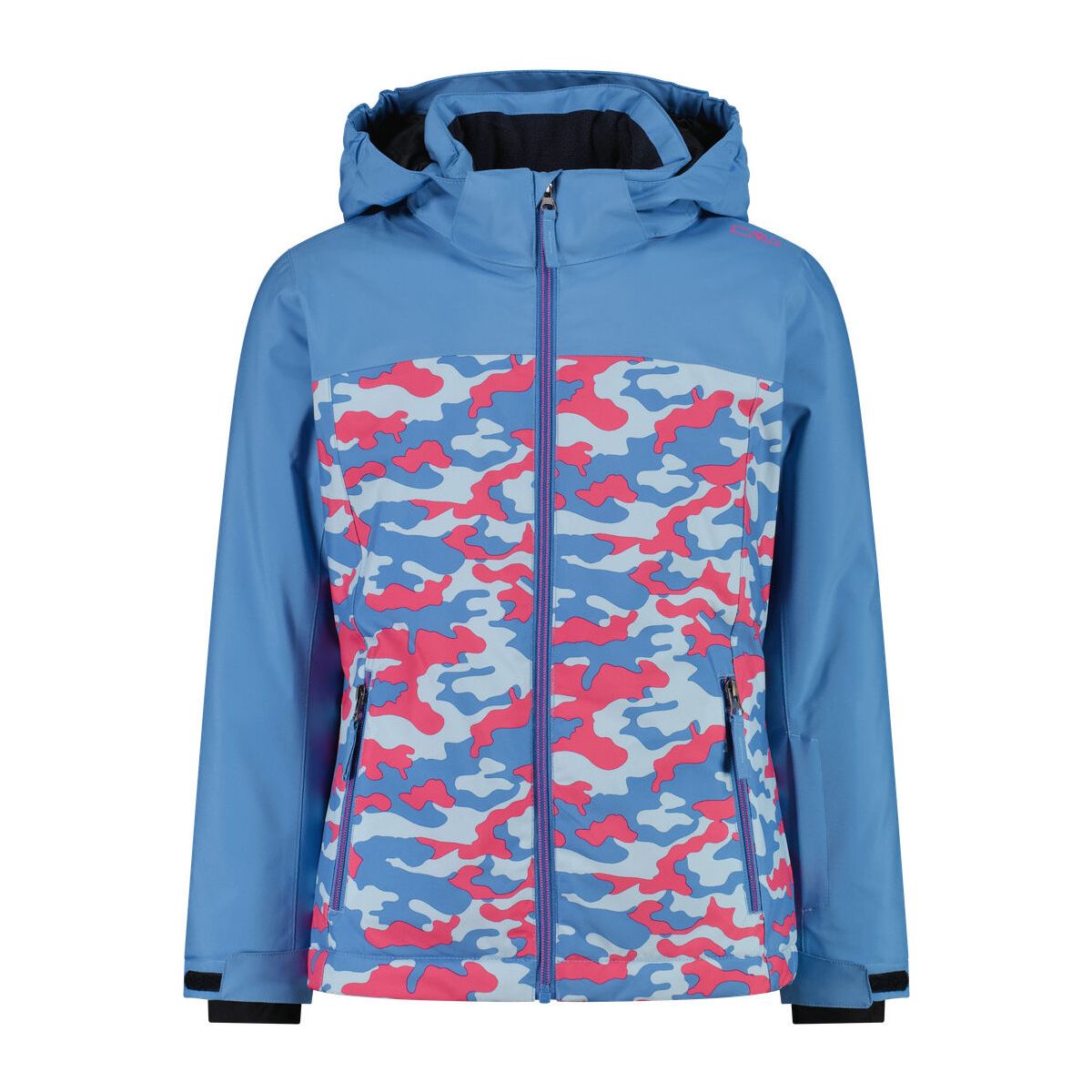 CMP KID G Ski Jacket Snaps Hood sky-festival (04ZZ) 98 39W2085-04ZZ-98