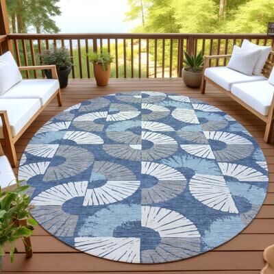 Addison Rugs Machine Washable Indoor/ Outdoor Modern Jay Chantille Rug