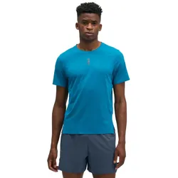 Hoka Herren Everyrun Short Sleeve blau