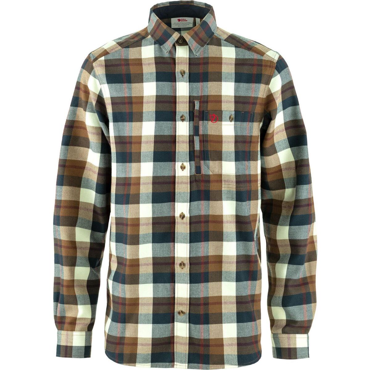 Fjällräven Fjällglim Shirt M wood brown-chalk white (265-113) M F81380-265-113-M