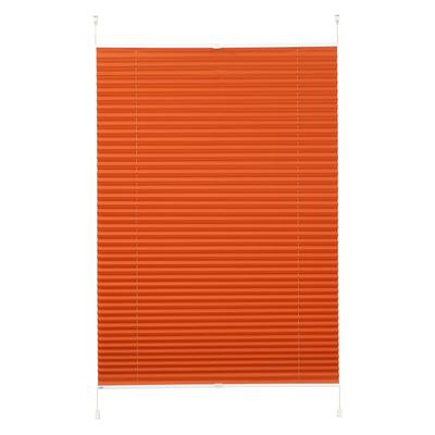 Plissee K-HOME "Siena" Gr. 10, orange (terra), B:70cm H:210cm, Obermaterial: 100% Polyester, Plissees