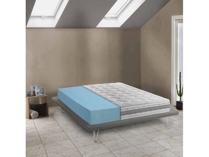 Matelas queen size Jennifer 190x120h21 cm Blanc