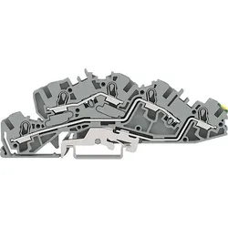 WAGO Installations-Etagenklemme L/L/PE 4/6qmm grau 2005-7645