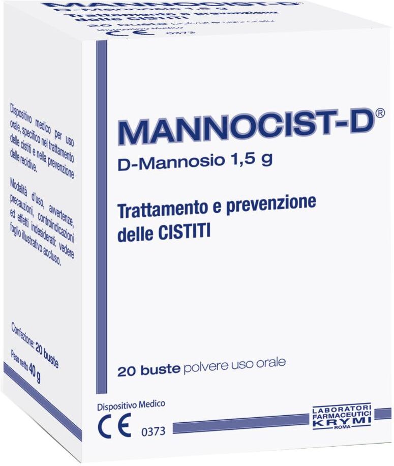 POLIFARMA BENESSERE Srl Laboratori Krymi, Mannocist-D, 20 Bustine