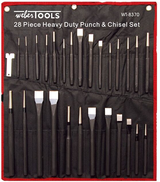 Weber Tools WT-8370 Chisel + Drift Set