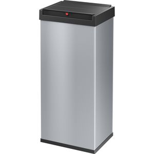 Hailo Mülleimer Big-Box Swing XL, silber, aus Metall, 52 Liter