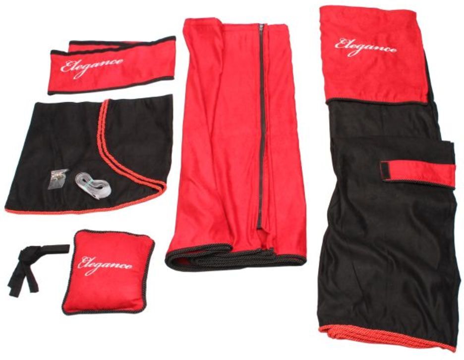 Vorhänge für Fahrerhaus F-CORE F-CORE FC34 BLACK/RED