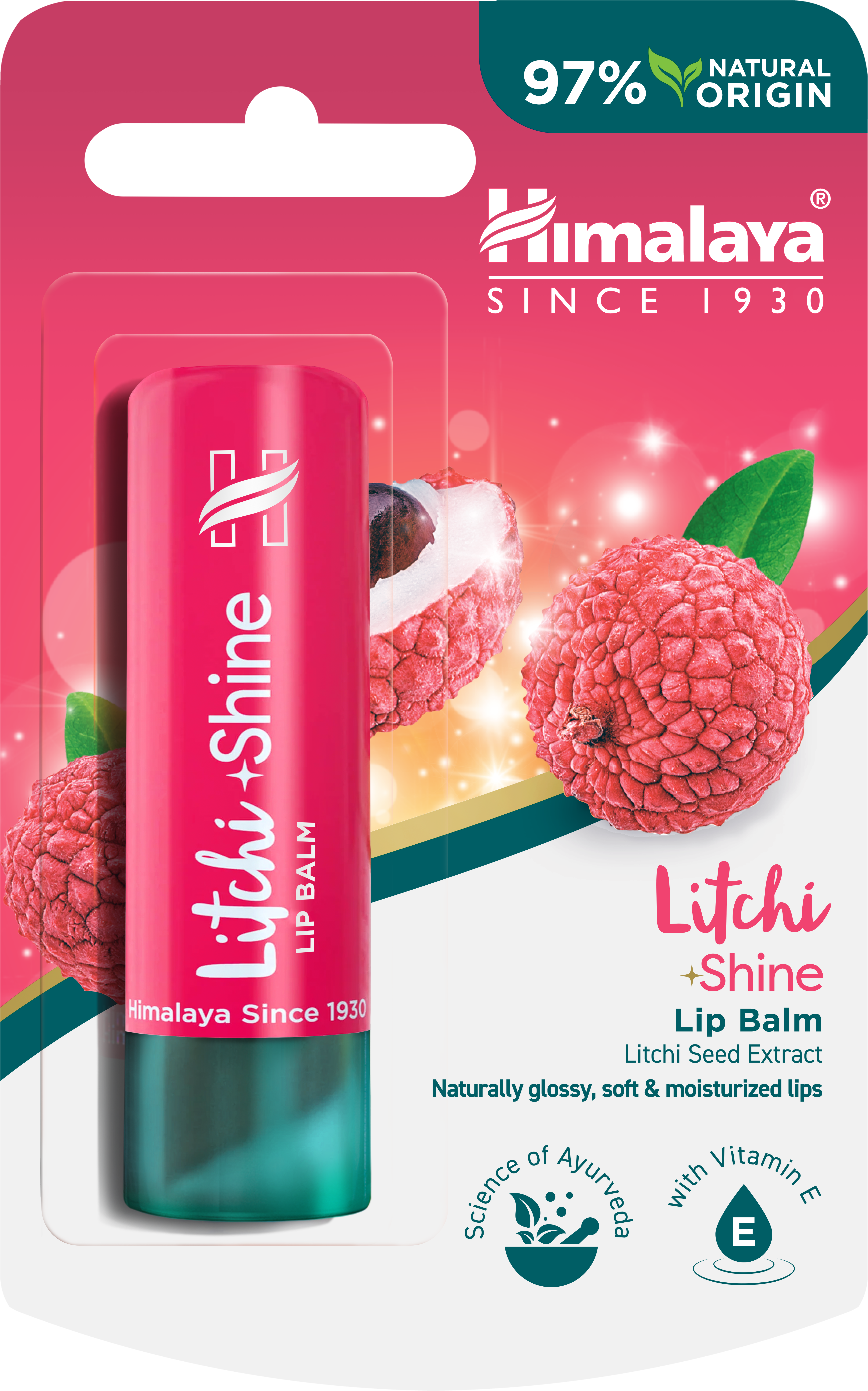 Himalaya Litchi Shimmering Lip Balm