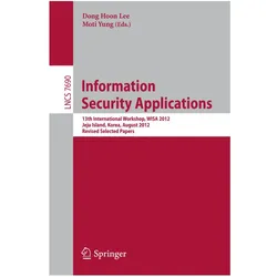 Information Security Applications, Fachbücher von Moti Yung, Dong Hoon Lee
