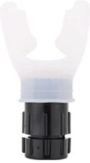 Rare Purchases Portable Throat Adjustable Resistance Silicone Breathing Fitness Equipment, Effective Breathing Exercise Device white