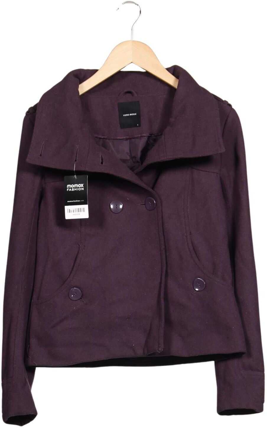 Vero Moda Damen Jacke, Lila, Gr. S, Synthetik / Wolle - Second Hand
