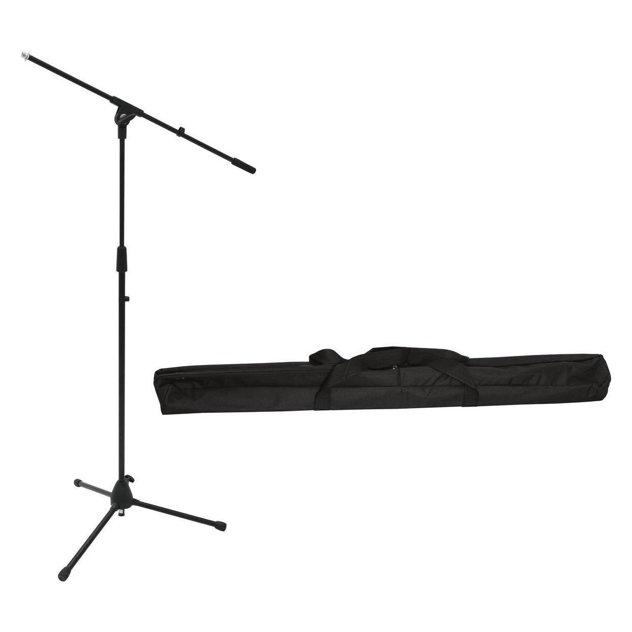 Omnitronic Set Mikrofonstativ MS-2 mit Galgen sw + Tasche (20000802)