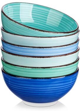 vancasso Bonita Sturdy Stoneware 6-Piece Bowls Set