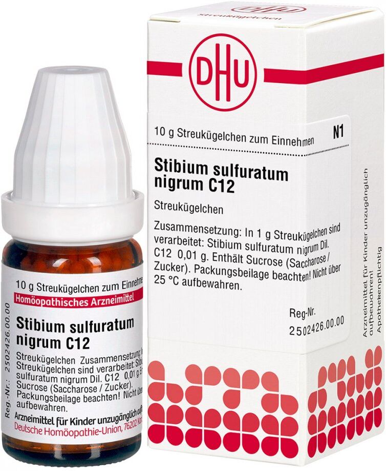 DHU Stibium Sulf. nigrum C12 Globuli