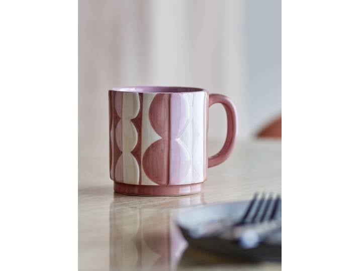 Gobelet Saul ensemble de 4 Ø 9cm Rose foncé