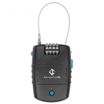 M-Wave - Lock'n'Roll Alarm - Fahrradschloss Gr 1,6 x 730 mm grau