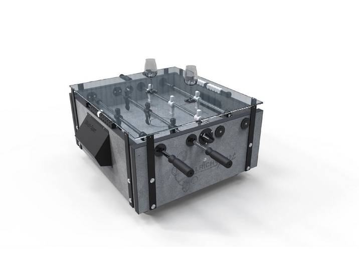 Fireball-Tablesoccer Couchtisch Fireball Couchtisch Tischfußball (Grundausstattung mit allen zum Spielen benötigten Anbauteilen), Made in Germany