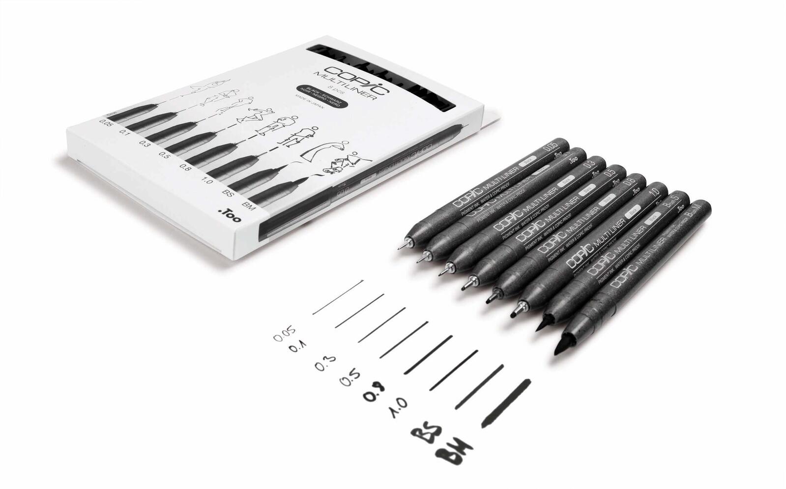 COPIC® Multiliner Fineliner Schwarz 2207510