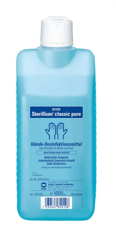 BODE Chemie GmbH & Co. KG Sterillium classic pure Händedesinfektion , farbstoff-und parfümfrei 1000 ml 982064