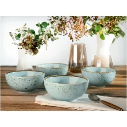 CreaTable Nature Collection, Schüssel + Schale, Blau