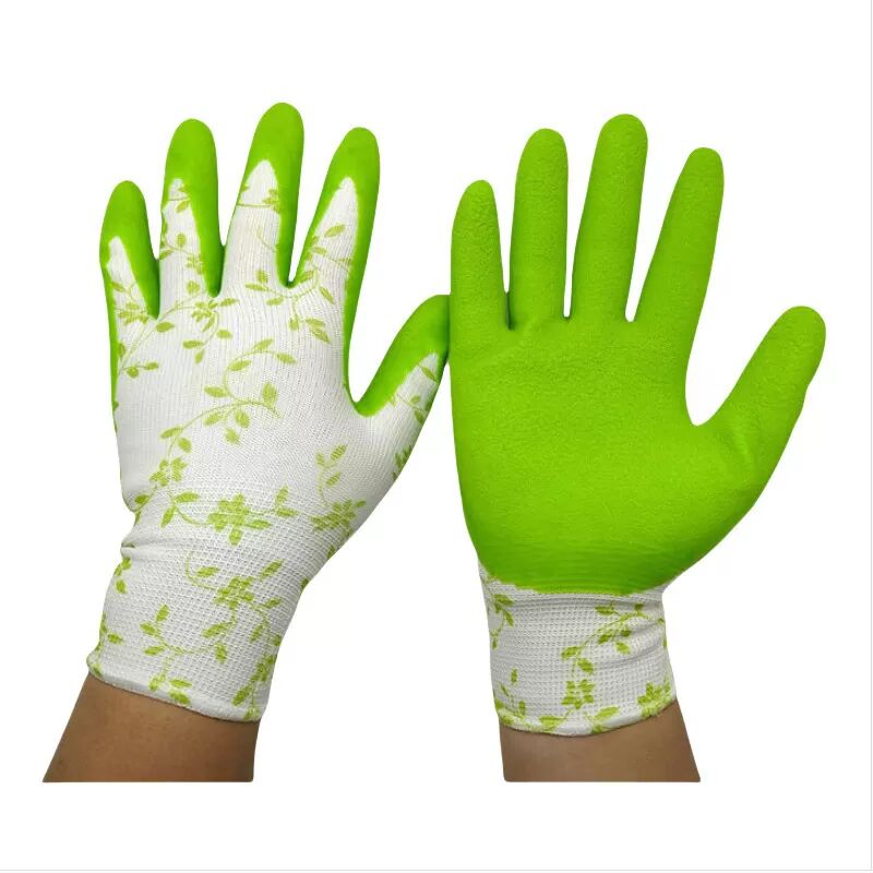 INF 2 Paar Gartenhandschuhe zum Pflanzen und Schutz Grün