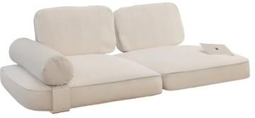 WOWMAX Convertible Love Seat Sofa Floor Bed Chair