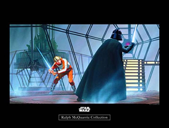 Komar Wandbild Star Wars Classic RMQ Vader Luke Carbonit Room Kinderzimmer, Jugendzimmer, Dekoration, Kunstdruck ohne Rahmen WB162-40x30 Größe: 40 x 30 cm (Breite x Höhe)