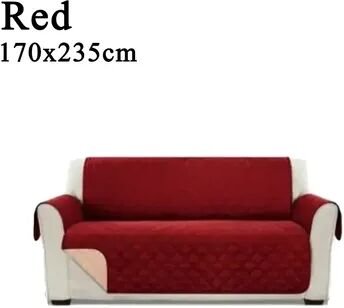 On Spot Shop Washable Non slip Sofa Covers, Wear resistant Pet Cushions Multi purpose Sofa Furniture Protectors red 170x235cm