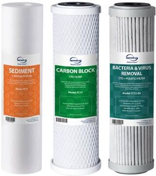 iSpring F3-BV Water Filter Replacement Pack for US31-BV and CW31-BV - Standard