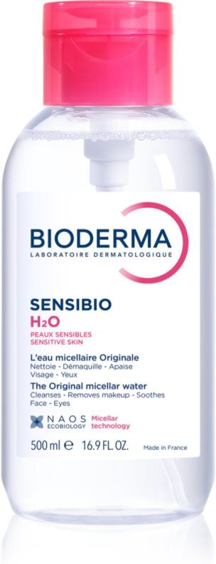 Bioderma Sensibio H2O Mizellenwasser für empfindliche Haut mit Dosierer 500 ml