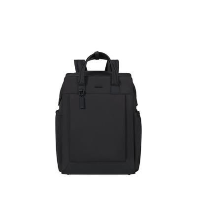 Notebookrucksack SAMSONITE "ESSENTIS Jana Ina Zarrella 17 L 14.1" RFID", Gr. B/H/T: 30cm x 40cm x 14cm, schwarz, Polyester, Rucksäcke, City Rucksack, Laptoptasche mit ergonomischem Rucksackgurt