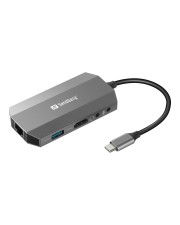SANDBERG USB-C 6-in1 Travel Dock Digital/Daten (136-33)