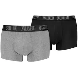Puma 2P Men Everyday Trunks Grau Baumwolle Small Herren
