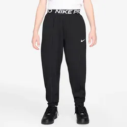 NIKE Pro Dri-FIT Fleece Trainingshose Jungen 010 - black/white/white XL (158-170 cm)