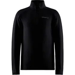 CRAFT Kinder Rollkragenpullover CORE Gain midlayer Jr, Größe 134/0 in Schwarz Schwarz
