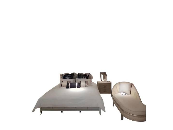 Xlmoebel Bett Traditionelles Doppelbett aus Holz im eleganten Designer-Stil (Bett), Hergestellt in Europa
