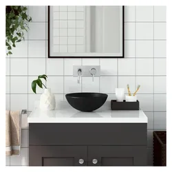 vidaXL, Waschbecken, Kalunas (280 mm, 280 mm)