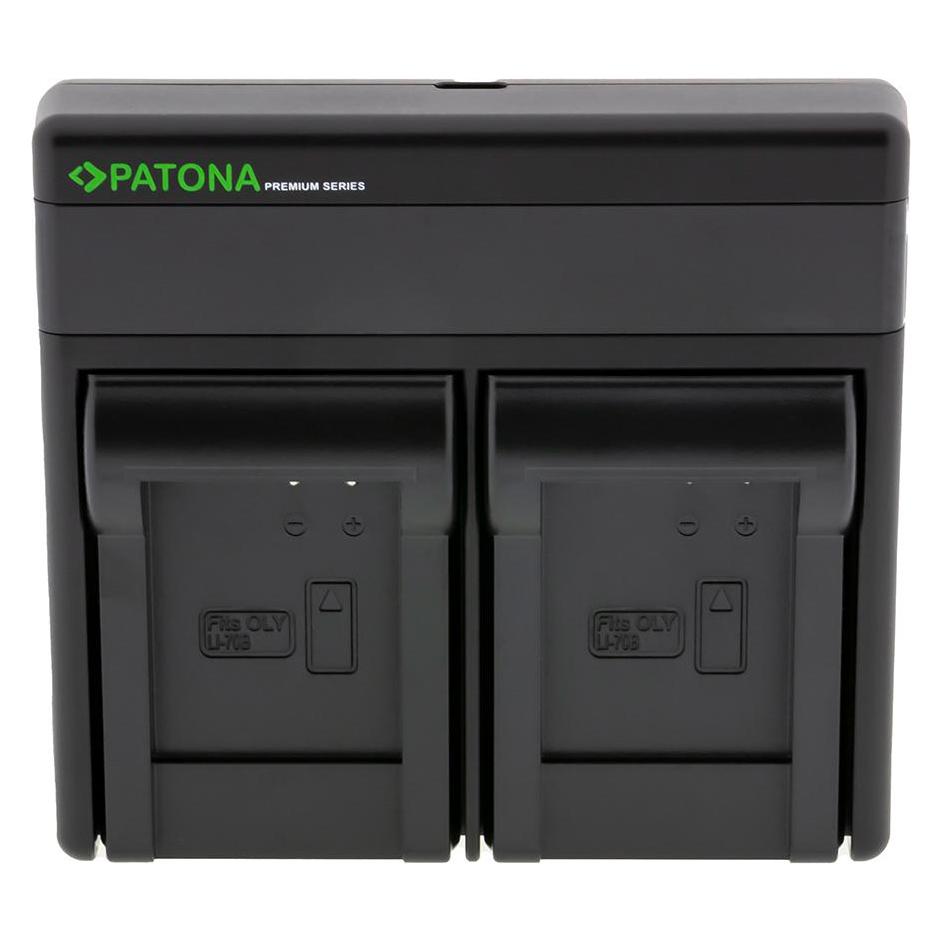 Patona Batteries Replacement Dual Charger USB USB-C (Kamera Akku Ladegerät) (121615)