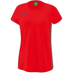 Erima Essential Team T-Shirt Damen - rot/slate grey - 34