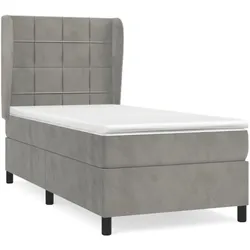 vidaXL, Boxspringbett, Jaiden (Block mit Quadraten) (90 x 190 cm)