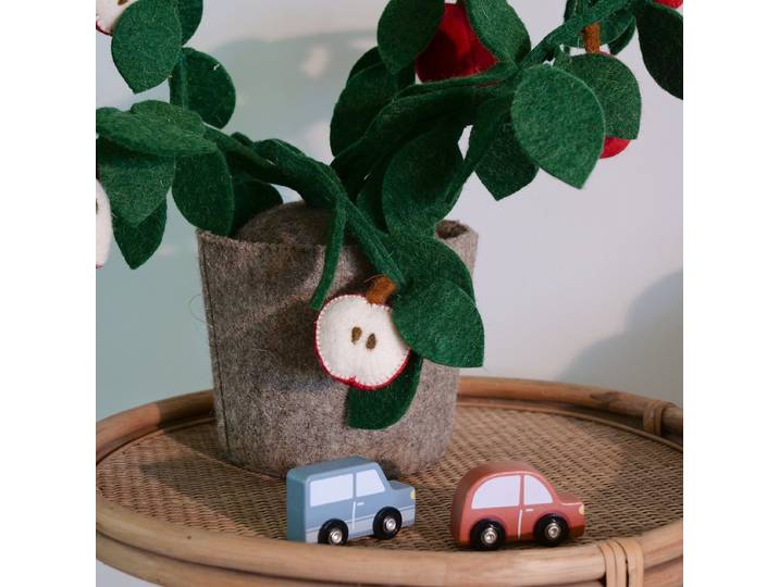 KidsDepot Plant Apple Vilt - Sierplant - Kunstplant - Kinderkamer of woonkamer