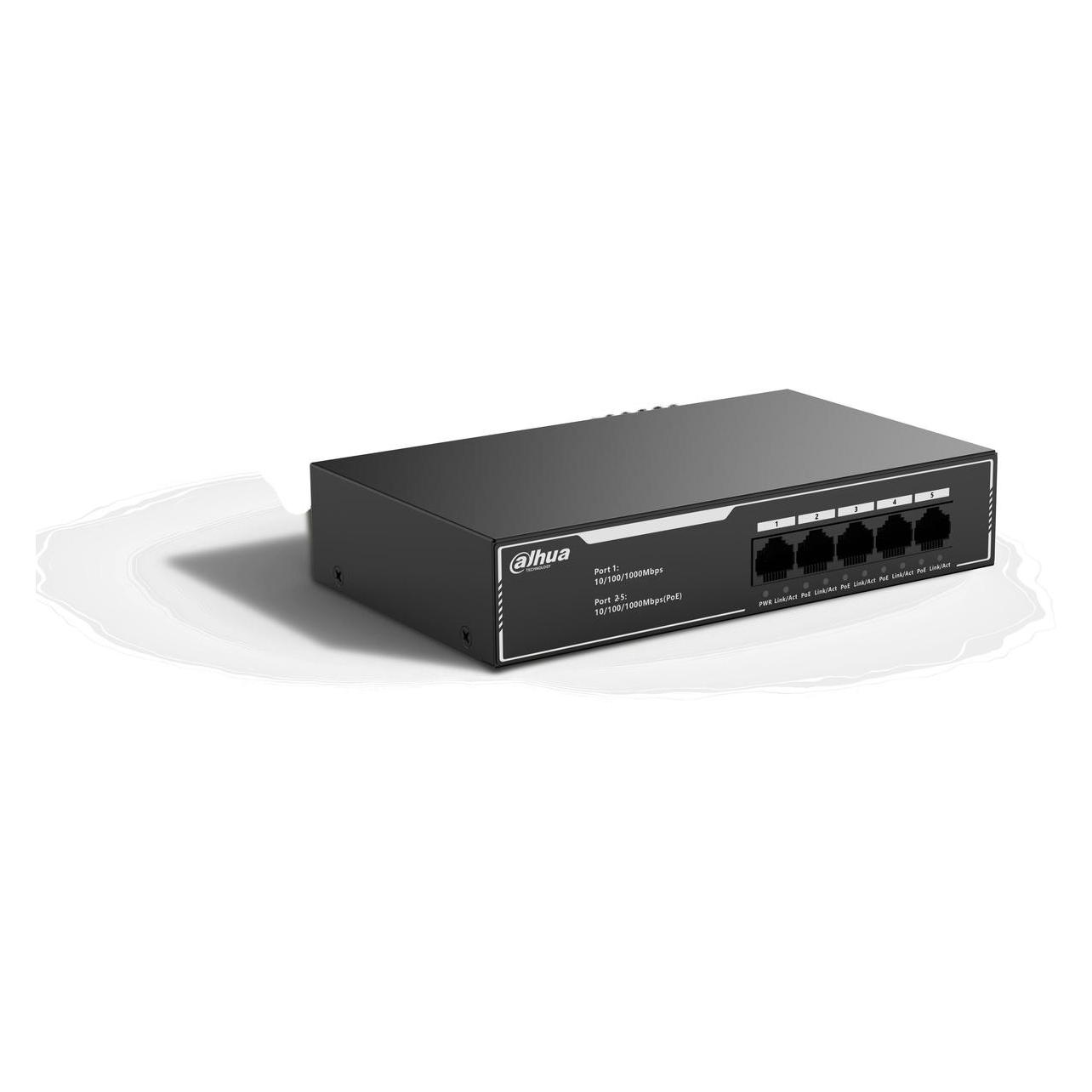 Dahua Switch Technology SWITCH SG1005LP (5 Ports) (SG1005LP)