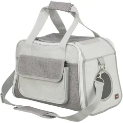 Trixie Bag Libby, 25 × 27 × 42 cm, grey (Hund, Katze, Atmungsaktiv), Tiertransport