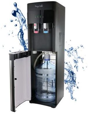 "MegaChef Bottom Load Hot and Cold Water Dispenser - 12""x13.6""x41"""