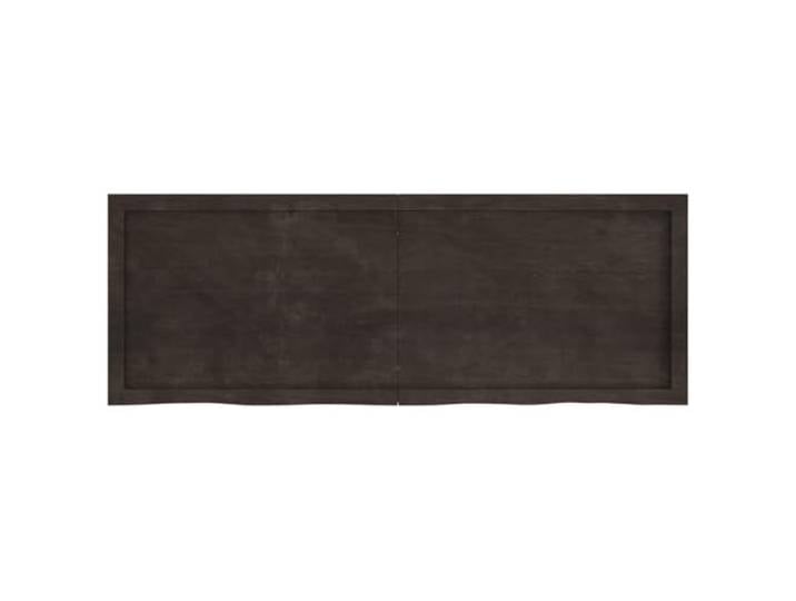 GKHPYURE Tischplatte braun 140 x 50 x (2-4) cm Eiche massiv behandelt Massives Eichenholz,dunkle Oberfläche,Scharnierdesign,faltbar,lebendige Kante,dunkle Farbe,Heim- und Gewerbegebrauch
